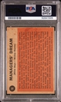 1962 Topps Managers' Dream #18 Mantle & Mays PSA 3 (VG)